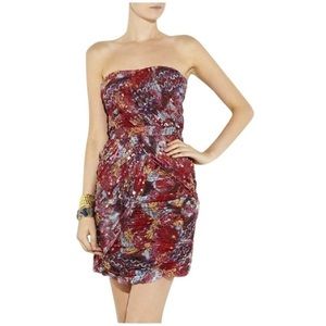 Diane Von Furstenberg Strapless Khiva Dress